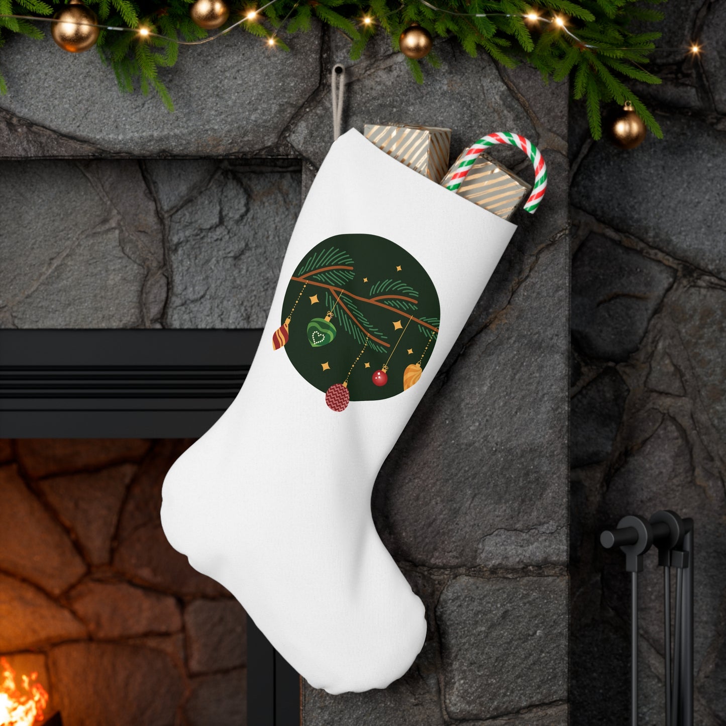 o christmas tree stocking