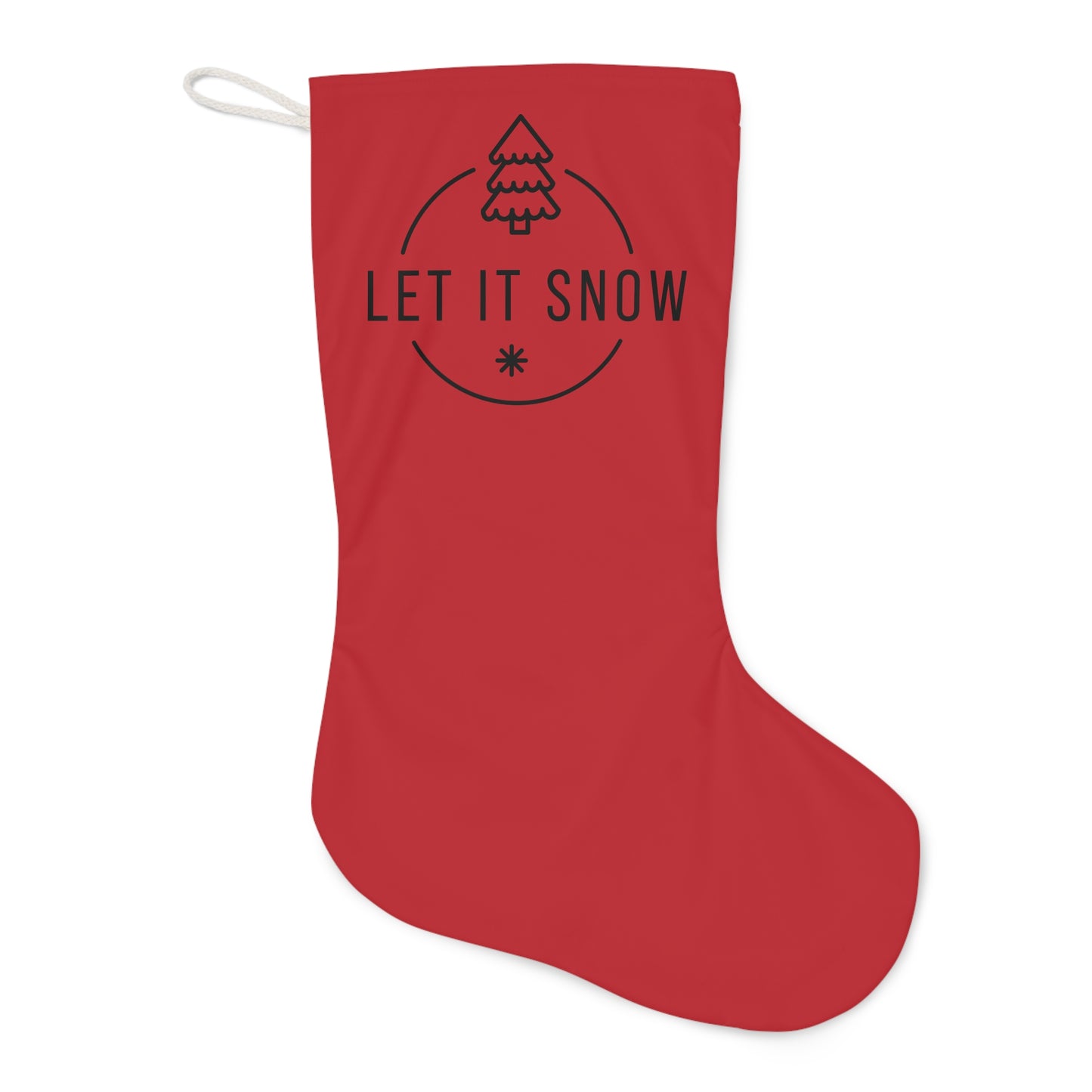 let it snow stocking