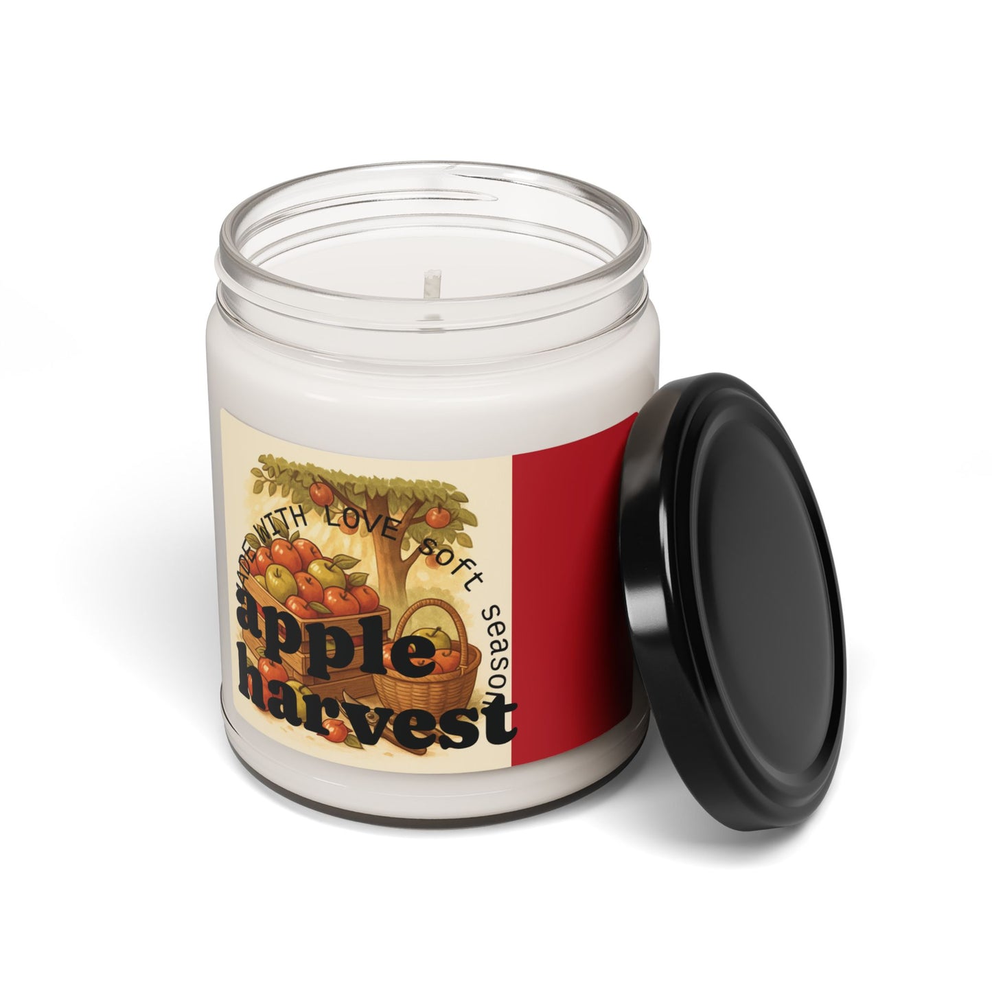 Apple Harvest Scented Soy Candle - 9oz Fragrant Home Decor
