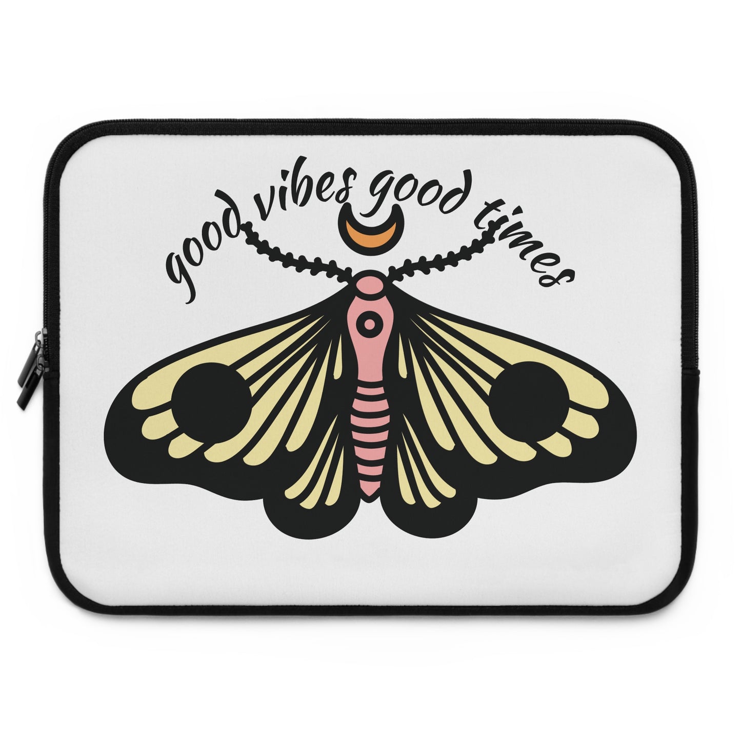good vibes good times laptop sleeve