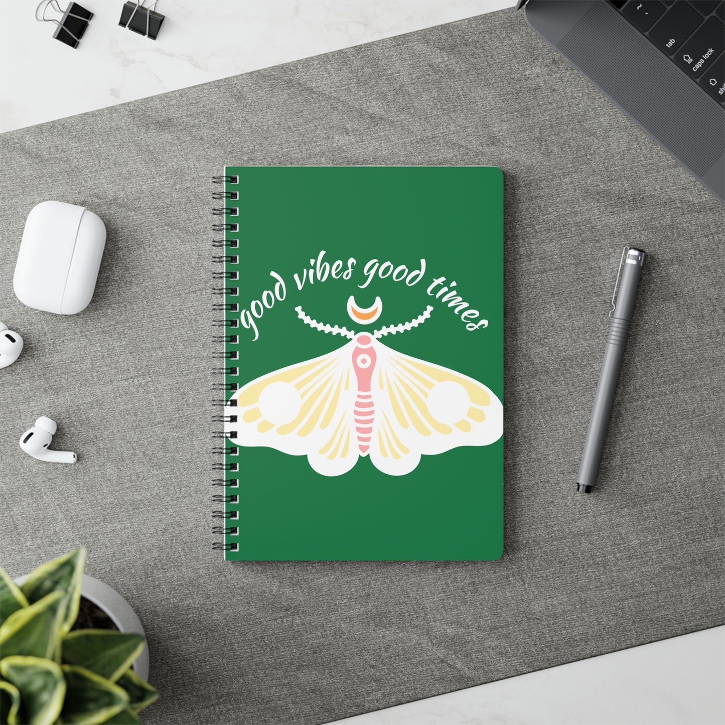 Good Vibes Softcover Notebook, A