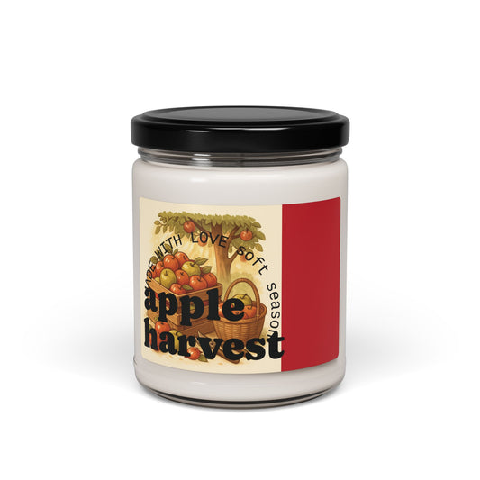 Apple Harvest Scented Soy Candle - 9oz Fragrant Home Decor