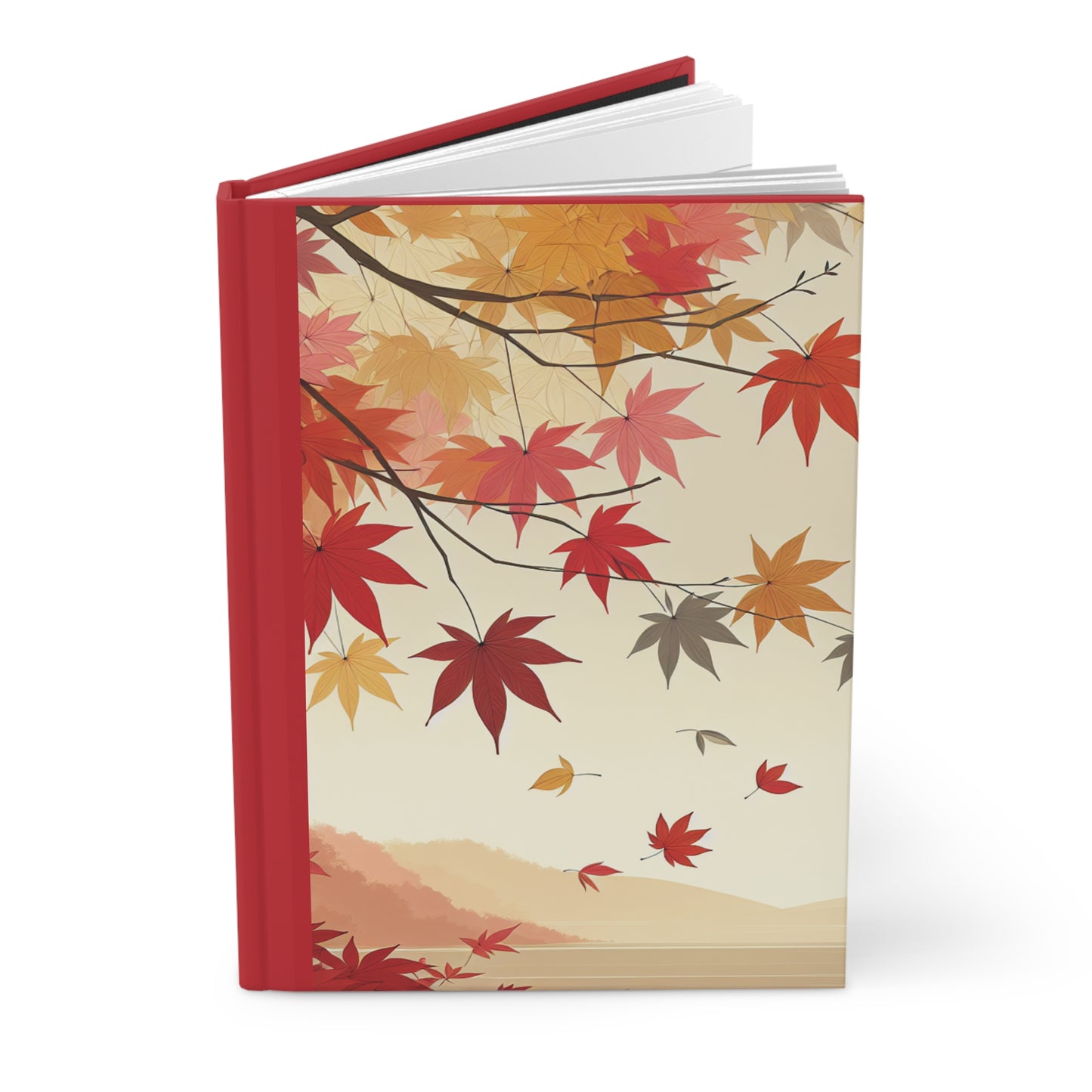 Fall Leaves Hardcover Journal